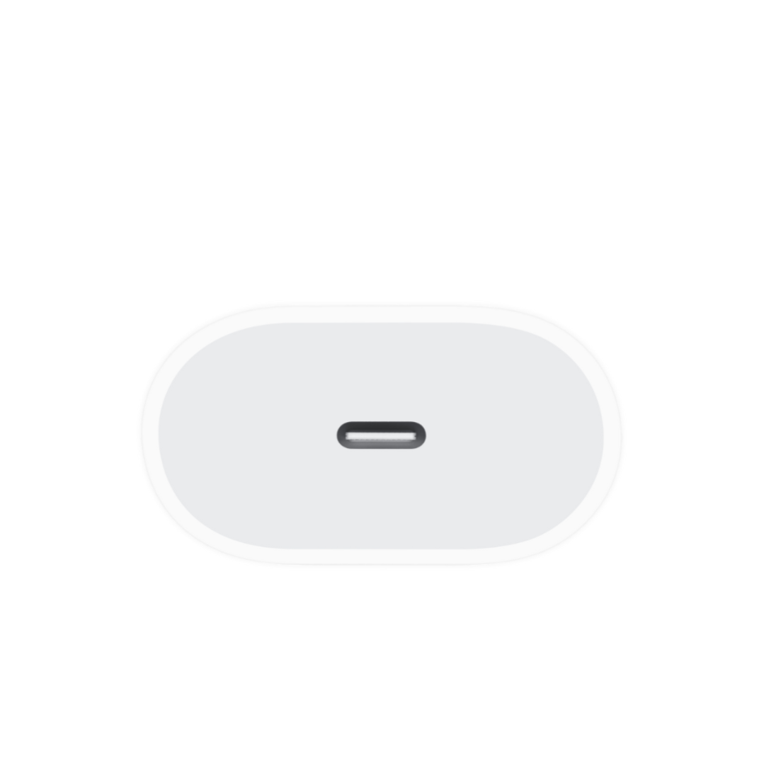 Apple 20W USB-C Stroomadapter – Wit